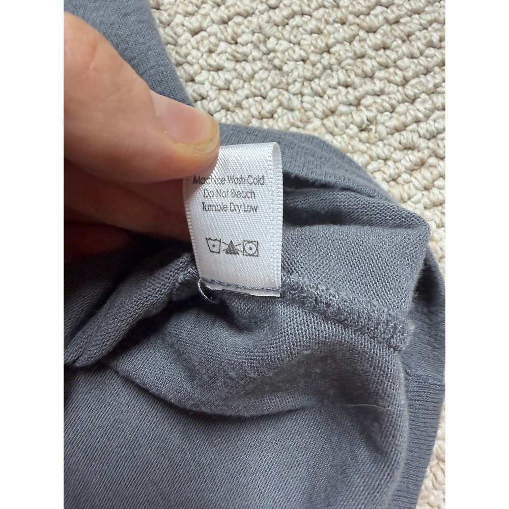 PJ Salvage Heart‎ Pajama Sweater Womens Medium Gray Long Sleeve Rayon Sleepwear - Picture 6 of 6